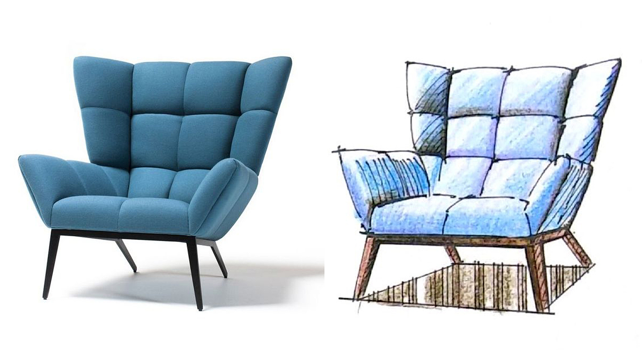 手繪家具快速表現 工業設計靈感與實景應用